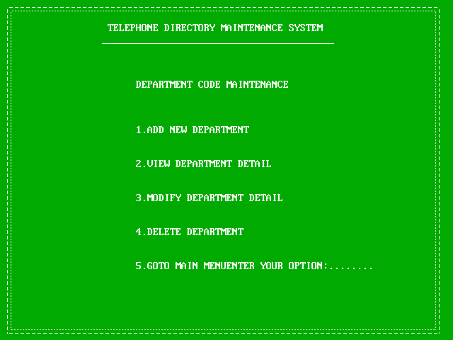 telephone directry